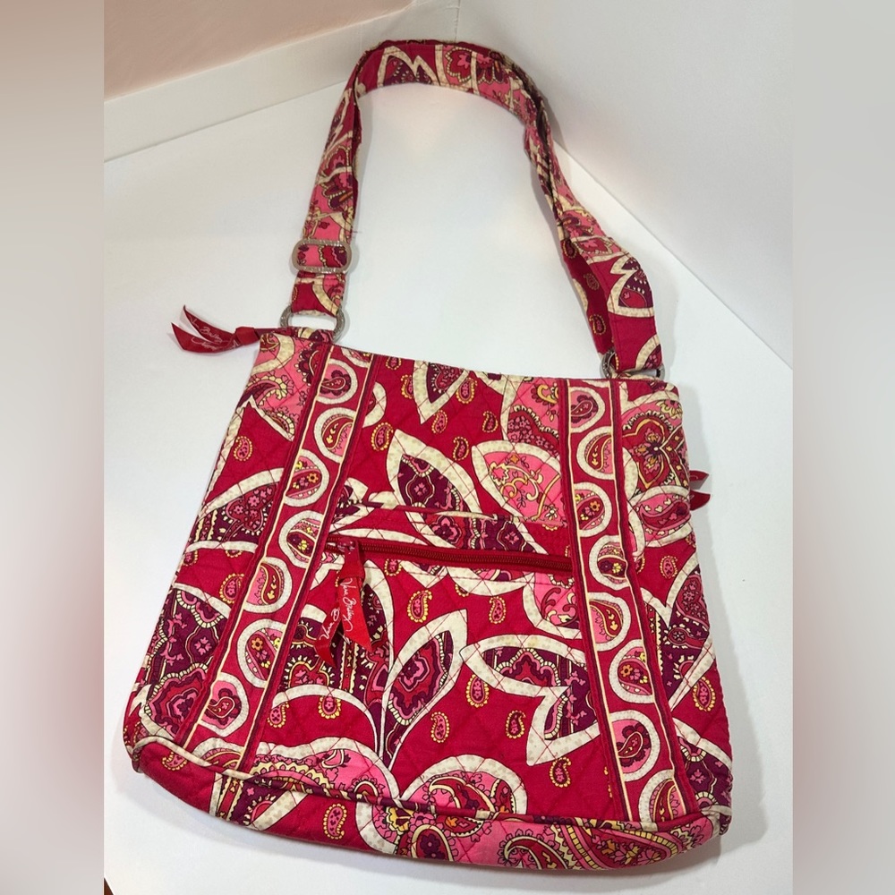 Vera Bradley Hipster Crossbody Purse - Rosy Posies *Retired*